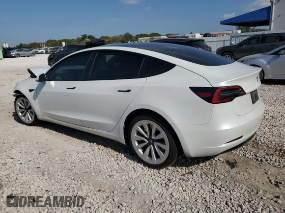 2023 Tesla Model 3 with VIN 5YJ3E1EA6PF510323, listed as a Copart auction lot 52094495 with 115,928 mi miles and Salvage Title. Bid and sale history available at DreamBid. Image 2.