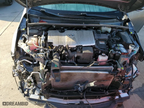 2020 Toyota Prius Prime LE with VIN JTDKARFPXL3153034, listed as a Copart auction lot 46812455 with 52,032 mi miles and Salvage Title. Bid and sale history available at carsss.com. Image 11.