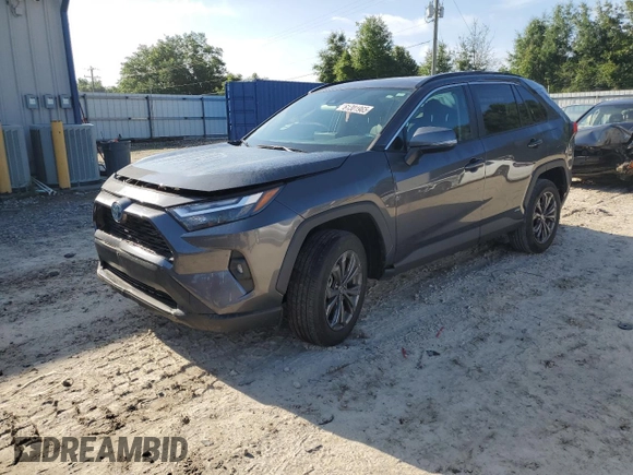 2022 Toyota RAV4 Hybrid XLE Premium with VIN 4T3B6RFV5NU084690, listed as a Copart auction lot 61301965 with 38,925 mi miles and Salvage title. Bid and sale history available at DreamBid. Image 1.