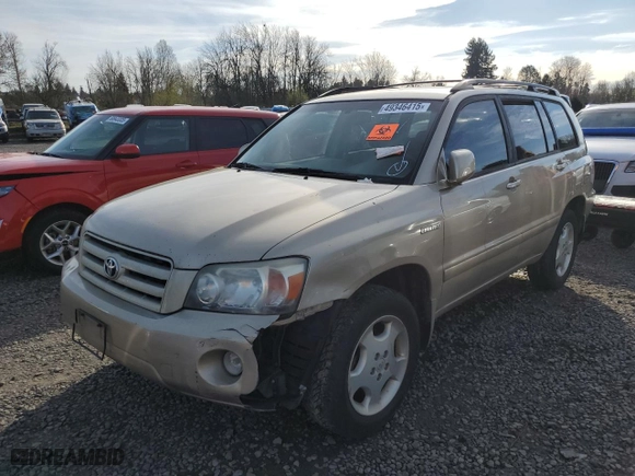 2006 Toyota Highlander w/3rd Row with VIN JTEEP21A160155472, listed as a Copart auction lot 49346415 with 0 mi miles and Clean Title. Bid and sale history available at carsss.com. Image 1.