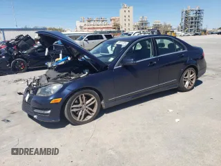 2014 Mercedes-Benz C-Class C 300 Sport with VIN WDDGF8AB7ER302339, listed as a Copart auction lot 49411255 with 105,899 mi miles and Salvage Title. Bid and sale history available at carsss.com. Image 1.