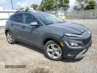 2023 Hyundai Kona SEL with VIN KM8K32AB3PU063278, listed as a Copart auction lot 51384745 with 10,461 mi miles and Salvage Title. Bid and sale history available at carsss.com. Image 4.