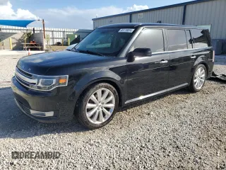 2016 Ford Flex Limited w/EcoBoost with VIN 2FMHK6DT7GBA15796, listed as a Copart auction lot 85119834 with 121,651 mi miles and Salvage Title. Bid and sale history available at carsss.com. Image 1.