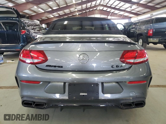 2017 Mercedes-Benz C 63 AMG with VIN WDDWK8GB7HF496746, listed as a Copart auction lot 62895725 with 82,590 mi miles and Clean title. Bid and sale history available at DreamBid. Image 6.