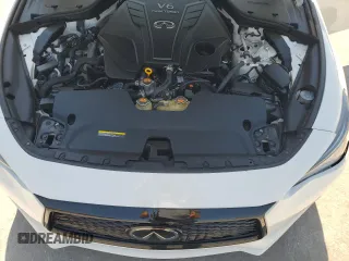 2021 Infiniti Q60 Luxe with VIN JN1EV7KLXMM470206, listed as a Copart auction lot 57438745 with 54,403 mi miles and Clean title. Bid and sale history available at DreamBid. Image 11.