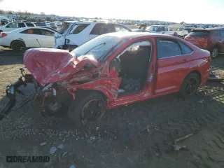 2019 Volkswagen Jetta S with VIN 3VWC57BU5KM180449, listed as a Copart auction lot 45924025 with 0 mi miles and Salvage Title. Bid and sale history available at carsss.com. Image 1.