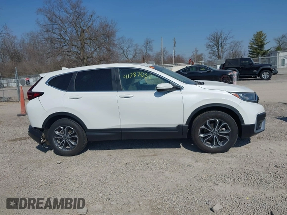 2021 Honda CR-V EX with VIN 5J6RW2H50ML017462, listed as a IAAI auction lot 41787030 with 57,858 mi miles. Bid and sale history available at carsss.com. Image 13.