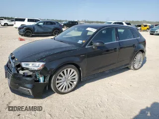 2017 Audi A3 Sportback e-tron Premium Plus with VIN WAUTPBFF5HA036351, listed as a Copart auction lot 75339474 with 32,374 mi miles and Salvage Title. Bid and sale history available at carsss.com. Image 1.