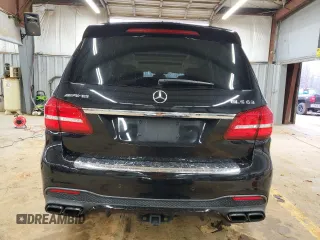 2017 Mercedes-Benz GLS with VIN 4JGDF7FE5HA918226, listed as a Copart auction lot 84388874 with 56,633 mi miles and Salvage Title. Bid and sale history available at carsss.com. Image 6.