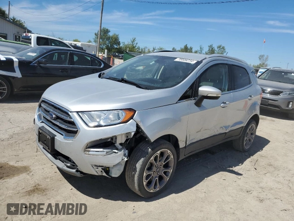 2019 Ford EcoSport Titanium z VIN MAJ6S3KL7KC293853, wystawiony jako Copart lot #70006234 z przebiegiem 65 752 mil mil oraz Szkoda całkowita • Salvage title. Historia ofert i sprzedaży dostępna na DreamBid. Obrazek 1.