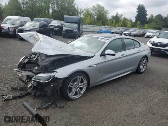 2016 BMW 6 Series 650i xDrive with VIN WBA6D6C51GG387911, listed as a Copart auction lot 72292984 with 0 mi miles and Salvage Title. Bid and sale history available at carsss.com. Image 1.