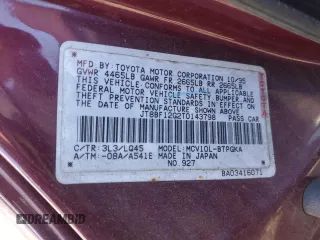 1996 Lexus ES 300 с VIN JT8BF12G2T0143798, выставлен на аукционе Copart как лот 80072394 с пробегом 236 293 миль миль и Списание • Salvage title. История ставок и продаж доступна на DreamBid. Изображение 14.