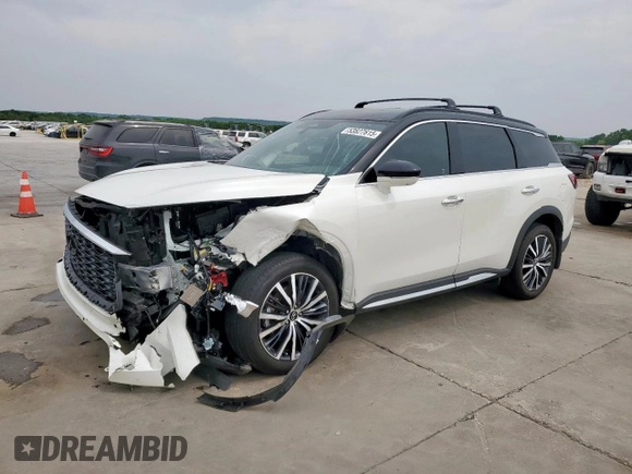 2024 Infiniti QX60 Autograph with VIN 5N1DL1HT3RC339999, listed as a Copart auction lot 53827615 with 16,641 mi miles and Clean title. Bid and sale history available at DreamBid. Image 1.