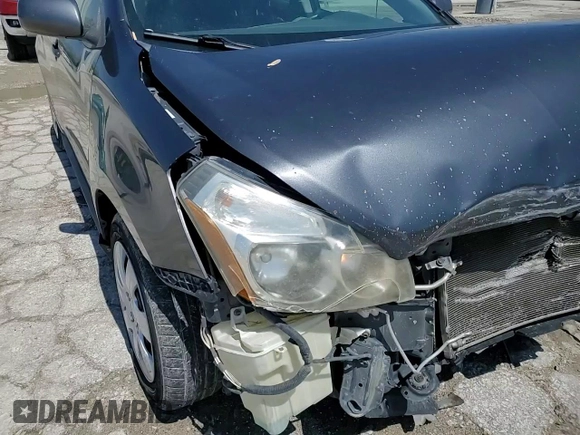 2010 Pontiac Vibe 1SA with VIN 5Y2SP6E86AZ414421, listed as a Copart auction lot 53953625 with 221,421 mi miles and Salvage title. Bid and sale history available at DreamBid. Image 13.