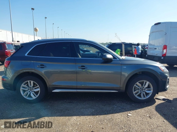 2022 Audi Q5 S line Premium with VIN WA1GAAFY5N2094705, listed as a IAAI auction lot 41175322 with 53,969 mi miles and . Bid and sale history available at DreamBid. Image 13.