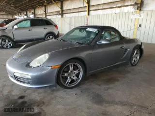 2006 Porsche Boxster S with VIN WP0CB29856U732007, listed as a Copart auction lot 81413634 with 0 mi miles and Salvage Title. Bid and sale history available at carsss.com. Image 1.