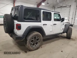 2023 Jeep Wrangler Rubicon with VIN 1C4HJXFGXPW534692, listed as a Copart auction lot 50466225 with 29,619 mi miles and Salvage title. Bid and sale history available at DreamBid. Image 3.