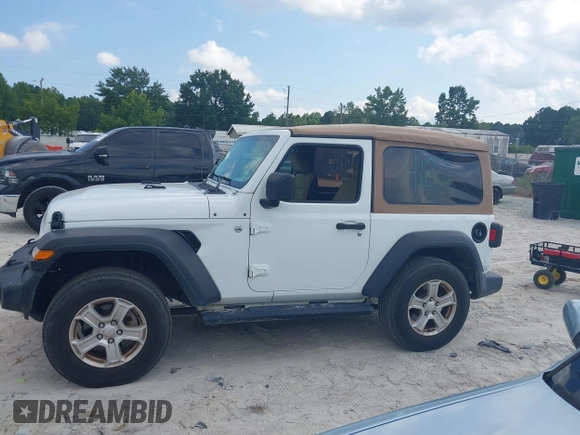 2021 Jeep Wrangler Willys with VIN 1C4GJXAGXMW544332, listed as a IAAI auction lot 42716885 with 47,000 mi miles and . Bid and sale history available at DreamBid. Image 14.