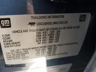 2024 Chevrolet Silverado 1500 LTZ with VIN 1GCUDGEL8RZ150125, listed as a Copart auction lot 48212905 with Not Provided miles and Salvage Title. Bid and sale history available at DreamBid. Image 14.