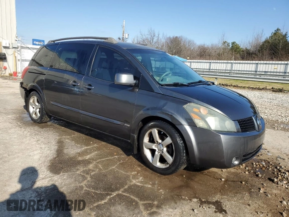2006 Nissan Quest SL with VIN 5N1BV28U36N122999, listed as a Copart auction lot 86639374 with 185,875 mi miles and Salvage Title. Bid and sale history available at carsss.com. Image 4.