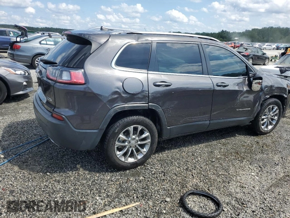 2019 Jeep Cherokee Latitude Plus with VIN 1C4PJLLN0KD119876, listed as a Copart auction lot 60462765 with 61,909 mi miles and Salvage title. Bid and sale history available at DreamBid. Image 3.