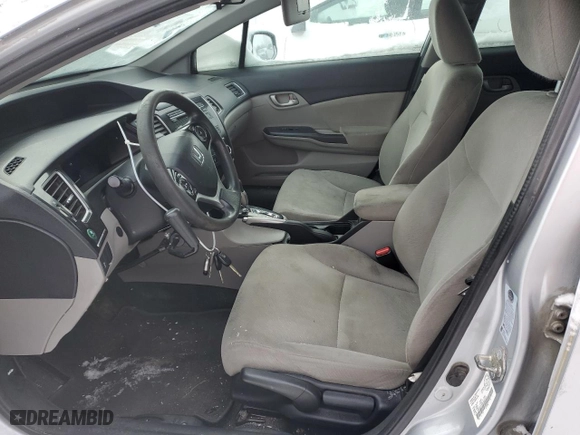 2013 Honda Civic Sdn LX with VIN 2HGFB2F49DH002455, listed as a Copart auction lot 83237064 with 319,959 mi miles and Salvage Title. Bid and sale history available at carsss.com. Image 7.