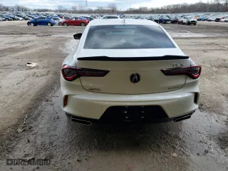 2023 Acura TLX w/A-Spec Package with VIN 19UUB6F53PA001876, listed as a Copart auction lot 47190255 with 30,771 mi miles and Salvage Title. Bid and sale history available at carsss.com. Image 6.