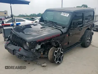 2020 Jeep Wrangler Rubicon z VIN 1C4HJXCG3LW212460, wystawiony jako Copart lot #57546715 z przebiegiem 33 085 mil mil oraz Szkoda całkowita • Salvage title. Historia ofert i sprzedaży dostępna na DreamBid. Obrazek 1.