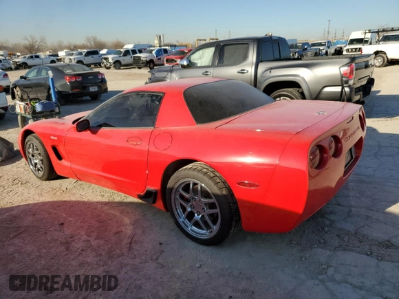 2003 Chevrolet Corvette Z06 with VIN 1G1YY12S535103088, listed as a Copart auction lot 48260435 with 58,268 mi miles and Clean Title. Bid and sale history available at carsss.com. Image 2.
