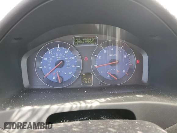 2009 Volvo C30 with VIN YV1MK672892145756, listed as a Copart auction lot 58327804 with 105,121 mi miles and Salvage Title. Bid and sale history available at DreamBid. Image 9.