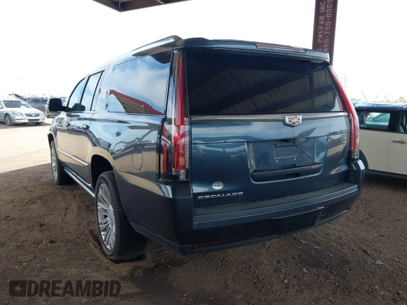 2019 Cadillac Escalade ESV Platinum z VIN 1GYS4KKJ5KR194810, wystawiony jako IAAI lot #42360267 z przebiegiem 106 662 mil mil oraz . Historia ofert i sprzedaży dostępna na DreamBid. Obrazek 3.