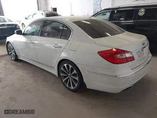 2013 Hyundai Genesis 5.0L R-Spec with VIN KMHGC4DH8DU219604, listed as a IAAI auction lot 41999447 with 211,085 mi miles. Bid and sale history available at carsss.com. Image 3.