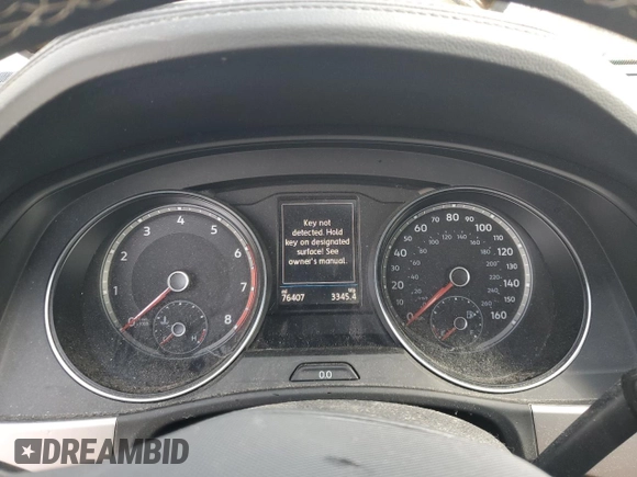 2021 Volkswagen Atlas SE with VIN 1V2JE2CA4MC229791, listed as a Copart auction lot 48929455 with 76,407 mi miles and Salvage title. Bid and sale history available at DreamBid. Image 9.