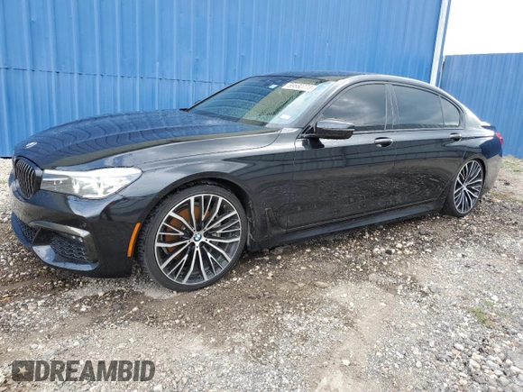 2019 BMW 7 Series 740i with VIN WBA7E2C57KB217455, listed as a Copart auction lot 69580773 with 74,717 mi miles and . Bid and sale history available at DreamBid. Image 1.