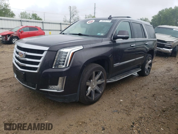 2016 Cadillac Escalade Luxury Collection z VIN 1GYS4BKJ9GR428387, wystawiony jako Copart lot #59757775 z przebiegiem Nie podano mil oraz Czysty tytuł • Clean title. Historia ofert i sprzedaży dostępna na DreamBid. Obrazek 1.