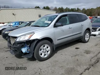 2017 Chevrolet Traverse LS with VIN 1GNKRFED4HJ353772, listed as a Copart auction lot 48069045 with 101,540 mi miles and Salvage Title. Bid and sale history available at carsss.com. Image 1.