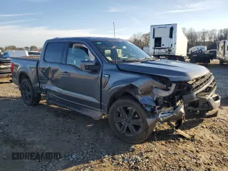 2023 Ford F-150 XL with VIN 1FTFW1E87PFB89685, listed as a Copart auction lot 42960605 with 20,077 mi miles and Salvage Title. Bid and sale history available at carsss.com. Image 4.