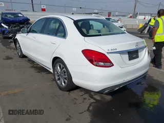 2017 Mercedes-Benz C 300 with VIN 55SWF4JB6HU210940, listed as a IAAI auction lot 41482598 with 101,135 mi miles and . Bid and sale history available at DreamBid. Image 3.
