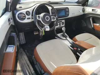 2017 Volkswagen Beetle 1.8T Fleet with VIN 3VWF17AT5HM625055, listed as a Copart auction lot 71934764 with 49,814 mi miles and Salvage Title. Bid and sale history available at carsss.com. Image 8.
