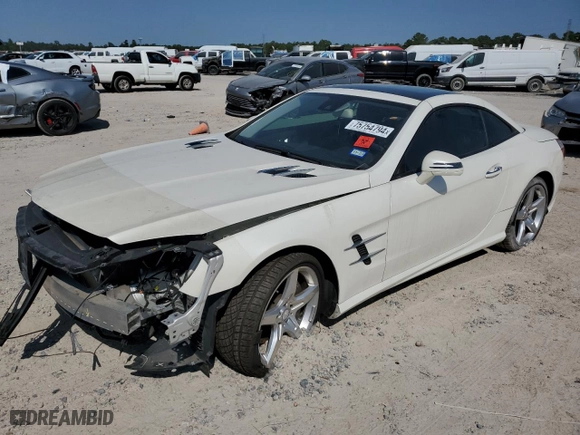 2014 Mercedes-Benz SL-Class SL 550 with VIN WDDJK7DA8EF021974, listed as a Copart auction lot 75754794 with 0 mi miles and Salvage Title. Bid and sale history available at carsss.com. Image 1.