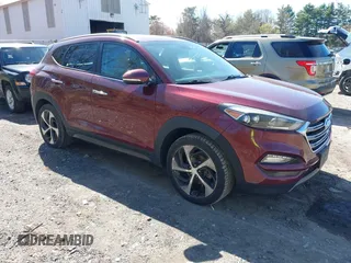 2016 Hyundai Tucson Eco with VIN KM8J3CA29GU052657, listed as a IAAI auction lot 42170324 with 80,681 mi miles. Bid and sale history available at carsss.com. Image 1.