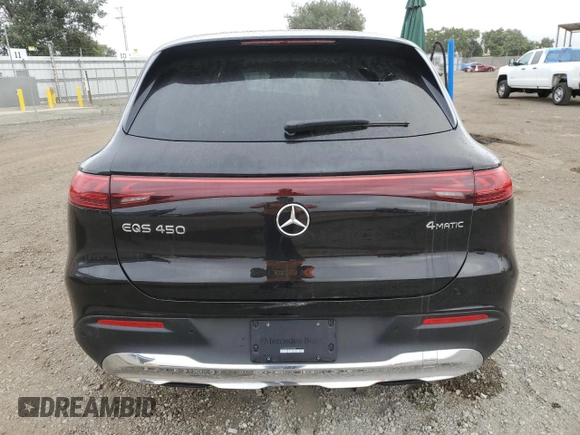 2023 Mercedes-Benz EQS with VIN 4JGDM2EB0PA008000, listed as a Copart auction lot 71283603 with 338 mi miles. Bid and sale history available at carsss.com. Image 6.
