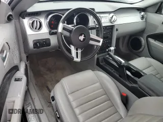 2007 Ford Mustang GT Deluxe with VIN 1ZVHT82H075356342, listed as a Copart auction lot 66932034 with 38,367 mi miles and Salvage Title. Bid and sale history available at carsss.com. Image 8.