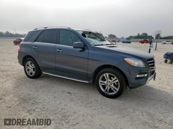 2015 Mercedes-Benz M 350 with VIN 4JGDA5JB1FA549118, listed as a Copart auction lot 56666645 with 138,844 mi miles and Salvage title. Bid and sale history available at DreamBid. Image 4.