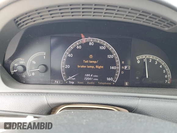 2007 Mercedes-Benz CL 550 z VIN WDDEJ71X07A001943, wystawiony jako Copart lot #50934845 z przebiegiem 72 041 mil mil oraz Szkoda całkowita • Salvage title. Historia ofert i sprzedaży dostępna na DreamBid. Obrazek 9.