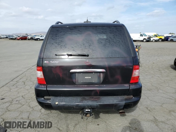 2002 Mercedes-Benz M-Class with VIN 4JGAB75E72A308691, listed as a Copart auction lot 78956254 with 158,126 mi miles and Salvage Title. Bid and sale history available at carsss.com. Image 6.
