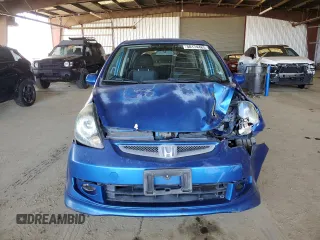 2007 Honda Fit Sport with VIN JHMGD37667S035962, listed as a Copart auction lot 50174485 with 167,756 mi miles and Salvage Title. Bid and sale history available at carsss.com. Image 5.