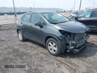 2020 Chevrolet Trax LS with VIN 3GNCJKSBXLL185161, listed as a IAAI auction lot 42032231 with 82,587 mi miles and . Bid and sale history available at DreamBid. Image 1.