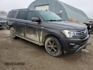 2019 Ford Expedition Max XLT with VIN 1FMJK1JT5KEA76649, listed as a Copart auction lot 44036735 with 78,343 mi miles and Salvage Title. Bid and sale history available at DreamBid. Image 4.