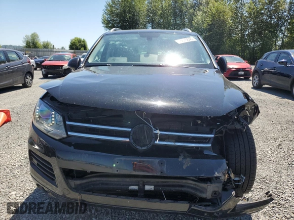 2013 Volkswagen Touareg Lux with VIN WVGEF9BP0DD001565, listed as a Copart auction lot 63070845 with 123,788 mi miles and Salvage title. Bid and sale history available at DreamBid. Image 5.